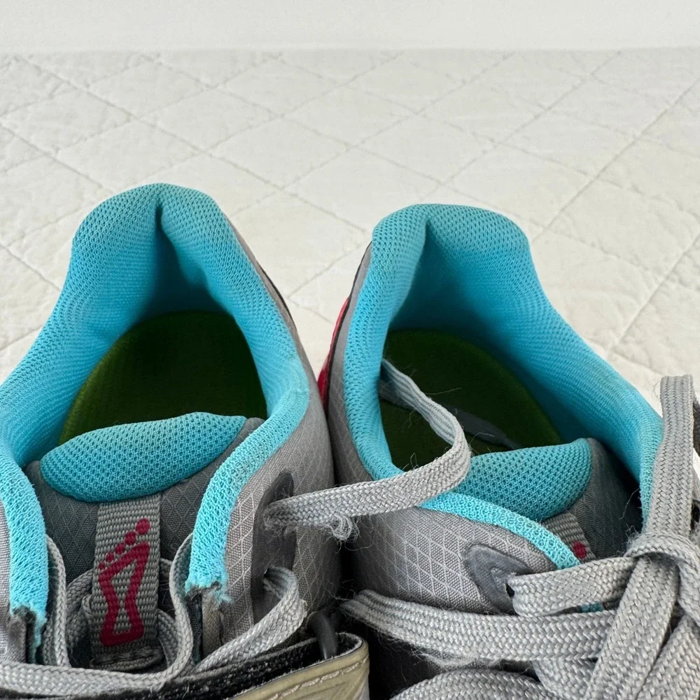Inov 8 Fastlift 325 Women Shoes Grey Pink Teal Cross Trainer Weightlifting 9.5 - Picture 10 of 11